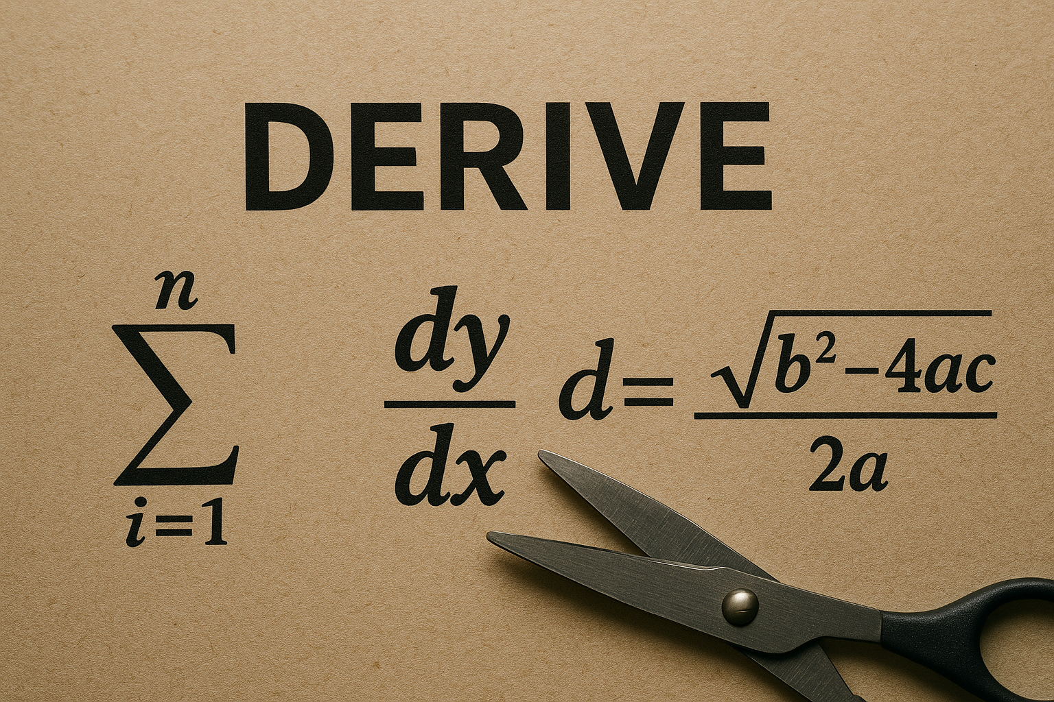 Derive kelimesi