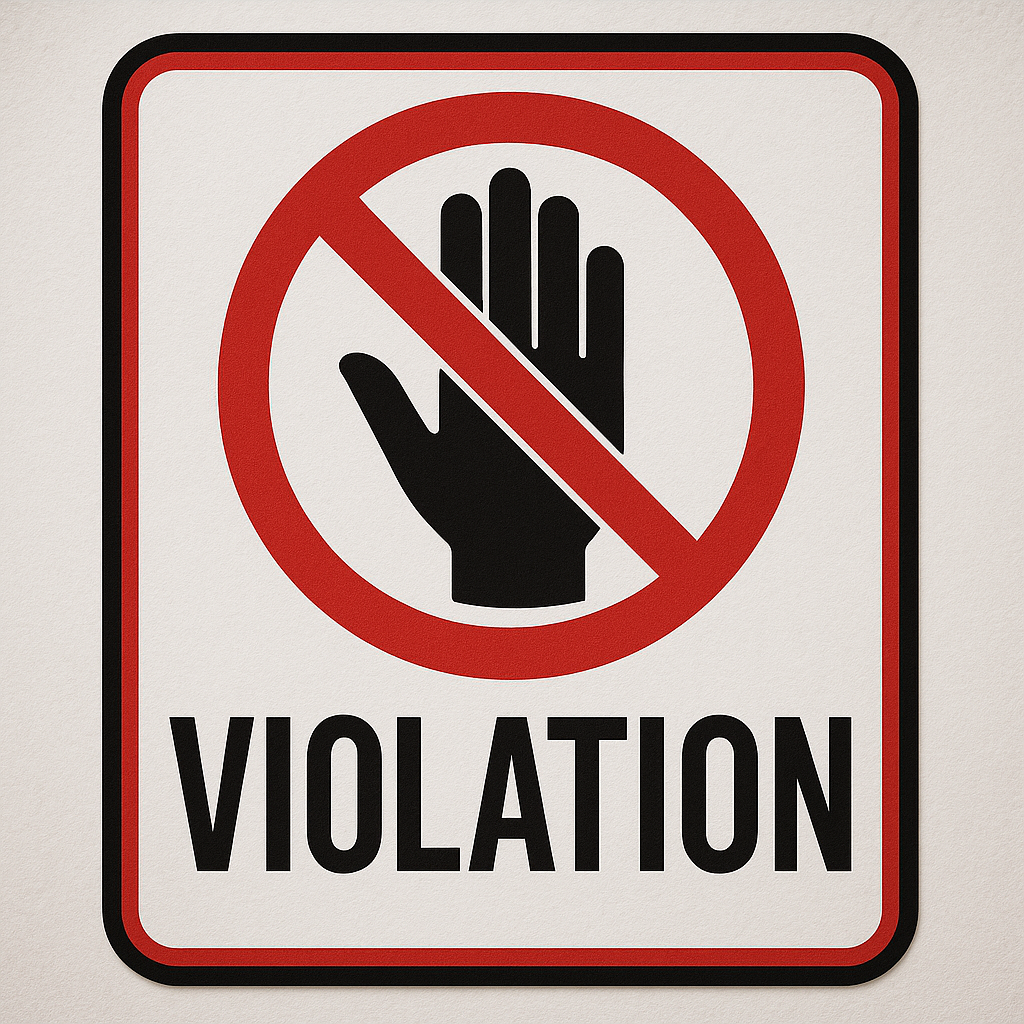 Violation kelimesi